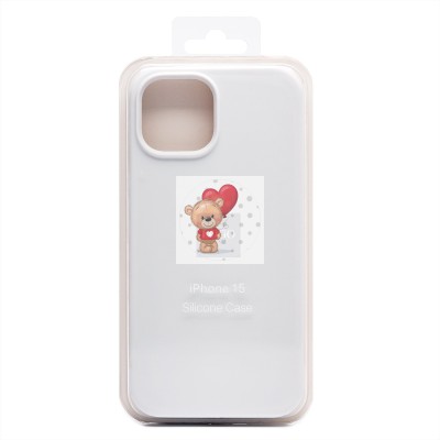 Чехол-накладка для Apple iPhone 15 (белый) ORG Soft Touch Чехол-накладка для Apple iPhone 15 (белый) ORG Soft Touch