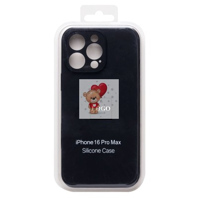 Чехол-накладка для Apple iPhone 16 Pro Max (черный) ORG Soft Touch