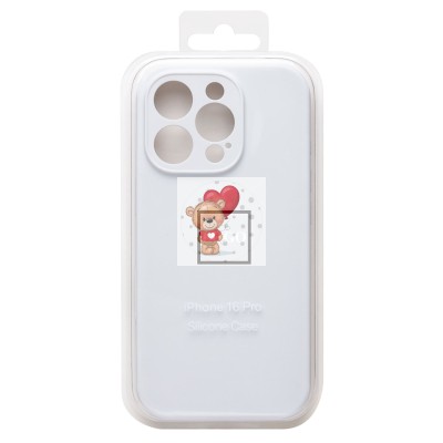 Чехол-накладка для Apple iPhone 16 Pro (белый) ORG Soft Touch