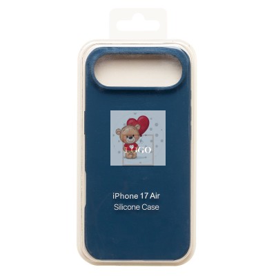 Чехол-накладка для Apple iPhone 17 Air (темно- голубой) ORG Soft Touch