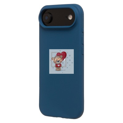 Чехол-накладка для Apple iPhone 17 Air (темно- голубой) ORG Soft Touch