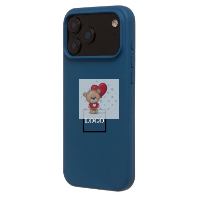 Чехол-накладка для Apple iPhone 17 Pro Max (темно- голубой) ORG Soft Touch