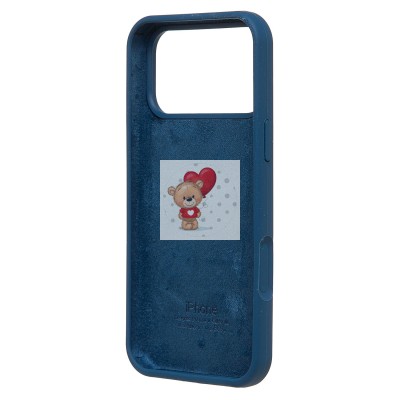 Чехол-накладка для Apple iPhone 17 Pro Max (темно- голубой) ORG Soft Touch