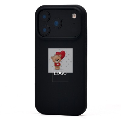 Чехол-накладка для Apple iPhone 17 Pro (черный) ORG Soft Touch