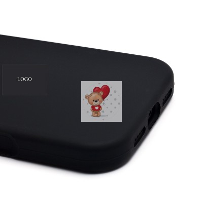 Чехол-накладка для Apple iPhone 17 Pro (черный) ORG Soft Touch