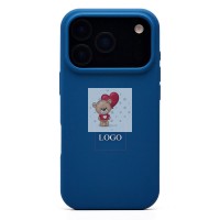 Чехол-накладка для Apple iPhone 17 Pro (темно- голубой) ORG Soft Touch