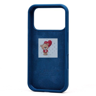 Чехол-накладка для Apple iPhone 17 Pro (темно- голубой) ORG Soft Touch