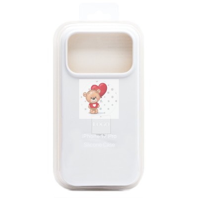 Чехол-накладка для Apple iPhone 17 Pro (белый) ORG Soft Touch