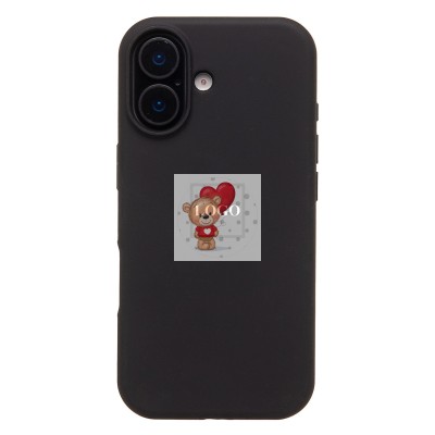 Чехол-накладка для Apple iPhone 17 (черный) ORG Soft Touch