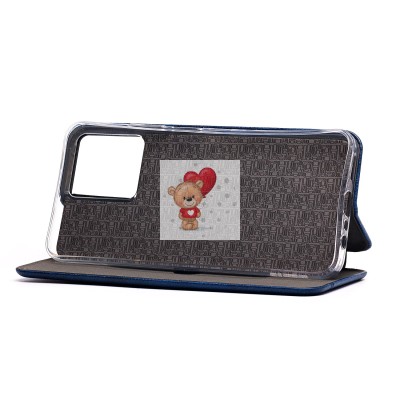 Чехол-книжка для OPPO realme C30 (голубой) BC002 Чехол-книжка для OPPO realme C30 (голубой) BC002