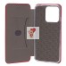 Чехол-книжка для Xiaomi Redmi 10A открытие вбок (красный) BC002