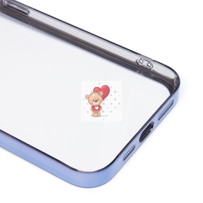 Чехол-накладка для Apple iPhone 15 Pro Max (голубой) PC073 с закрытой камерой Чехол-накладка для Apple iPhone 15 Pro Max (голубой) PC073 с закрытой камерой