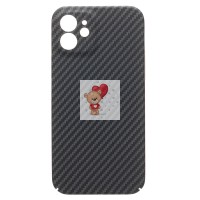 Чехол-накладка для Apple iPhone 12 (черный) PC322