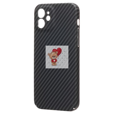 Чехол-накладка для Apple iPhone 12 (черный) PC322