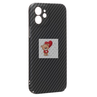 Чехол-накладка для Apple iPhone 12 (черный) PC322