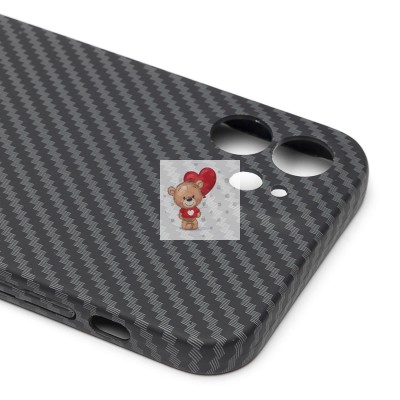 Чехол-накладка для Apple iPhone 12 (черный) PC322