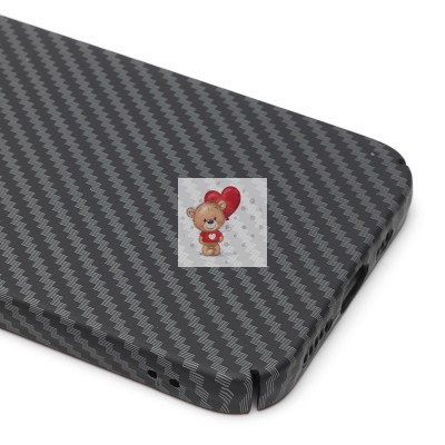 Чехол-накладка для Apple iPhone 12 (черный) PC322