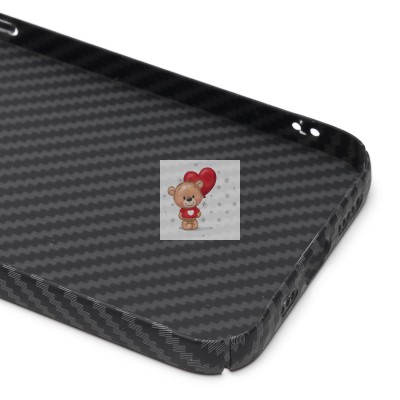 Чехол-накладка для Apple iPhone 12 (черный) PC322