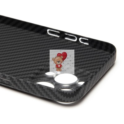 Чехол-накладка для Apple iPhone 15 Pro Max (черный) PC322 Чехол-накладка для Apple iPhone 15 Pro Max (черный) PC322