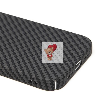 Чехол-накладка для Apple iPhone 15 Pro (черный) PC322 Чехол-накладка для Apple iPhone 15 Pro (черный) PC322