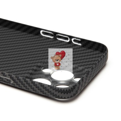 Чехол-накладка для Apple iPhone 15 Pro (черный) PC322 Чехол-накладка для Apple iPhone 15 Pro (черный) PC322