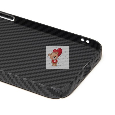 Чехол-накладка для Apple iPhone 15 (черный) PC322 Чехол-накладка для Apple iPhone 15 (черный) PC322