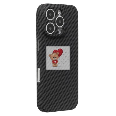 Чехол-накладка для Apple iPhone 16 Pro (черный) PC322