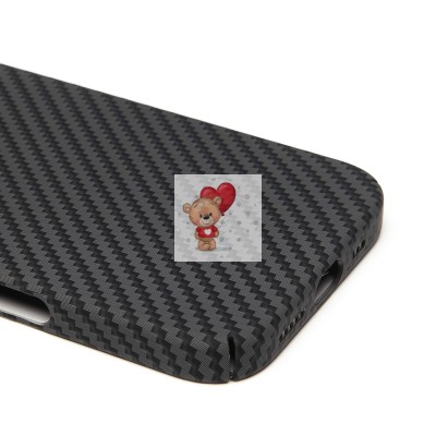 Чехол-накладка для Apple iPhone 16 Pro (черный) PC322