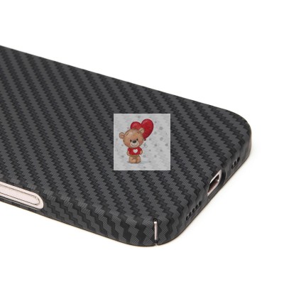 Чехол-накладка для Apple iPhone 16 (черный) PC322