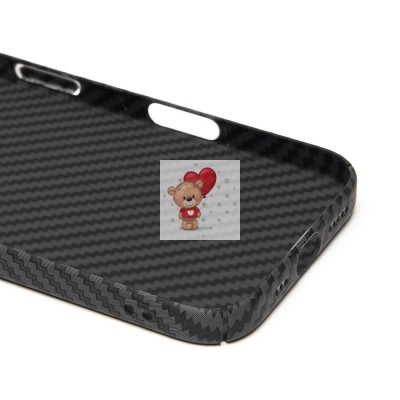 Чехол-накладка для Apple iPhone 16 (черный) PC322