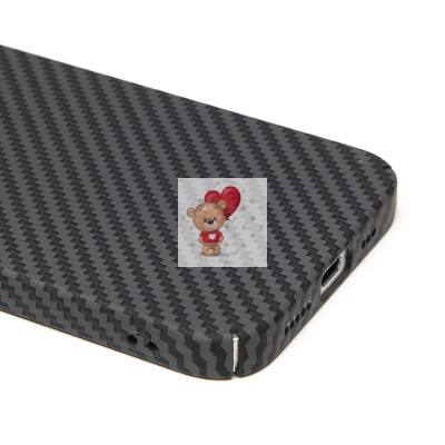 Чехол-накладка для Apple iPhone 16e (черный) PC322