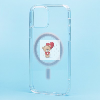 Чехол-накладка для Apple iPhone 12 Pro (прозрачный) SM006 SafeMag Чехол-накладка для Apple iPhone 12 Pro (прозрачный) SM006 SafeMag