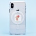 Чехол-накладка для Apple iPhone X/Apple iPhone XS (прозрачный) SM006 SafeMag