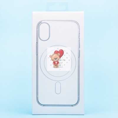 Чехол-накладка для Apple iPhone X/Apple iPhone XS (прозрачный) SM006 SafeMag Чехол-накладка для Apple iPhone X/Apple iPhone XS (прозрачный) SM006 SafeMag