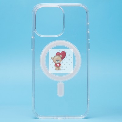 Чехол-накладка для Apple iPhone 14 Pro Max (прозрачный) SM006 Чехол-накладка для Apple iPhone 14 Pro Max (прозрачный) SM006