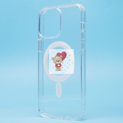 Чехол-накладка для Apple iPhone 14 Pro Max (прозрачный) SM006