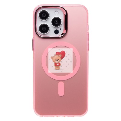 Чехол-накладка для Apple iPhone 15 Pro Max (розовый) SM025 SafeMag Чехол-накладка для Apple iPhone 15 Pro Max (розовый) SM025 SafeMag