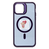 Чехол-накладка для Apple iPhone 12/Apple iPhone 12 Pro (темно- фиолетовый) SM026 SafeMag Чехол-накладка для Apple iPhone 12/Apple iPhone 12 Pro (темно- фиолетовый) SM026 SafeMag