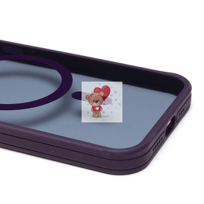 Чехол-накладка для Apple iPhone 12/Apple iPhone 12 Pro (темно- фиолетовый) SM026 SafeMag Чехол-накладка для Apple iPhone 12/Apple iPhone 12 Pro (темно- фиолетовый) SM026 SafeMag