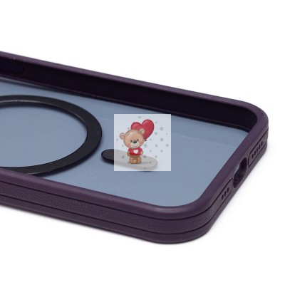 Чехол-накладка для Apple iPhone 12/Apple iPhone 12 Pro (темно- фиолетовый) SM026 SafeMag Чехол-накладка для Apple iPhone 12/Apple iPhone 12 Pro (темно- фиолетовый) SM026 SafeMag