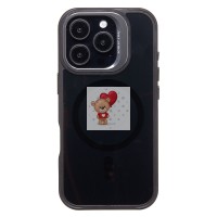 Чехол-накладка для Apple iPhone 16 Pro (черный)  SM026 SafeMag