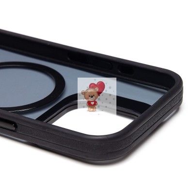 Чехол-накладка для Apple iPhone 16 Pro (черный)  SM026 SafeMag