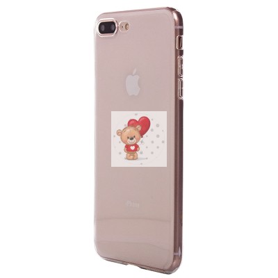 Чехол-накладка для Apple iPhone 7 Plus/Apple iPhone 8 Plus (прозрачный) Ultra Slim