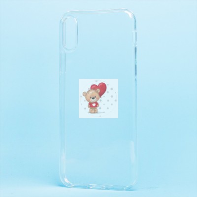 Чехол-накладка для Apple iPhone X/Apple iPhone XS (прозрачный) Ultra Slim