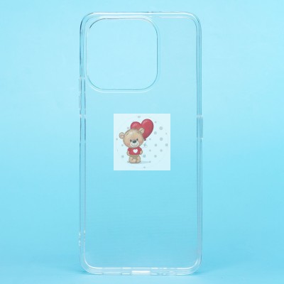 Чехол-накладка для Huawei Honor X6c (прозрачный) Ultra Slim