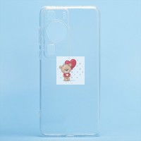 Чехол-накладка для Huawei P60 (прозрачный)  Ultra Slim