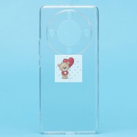 Чехол-накладка для Huawei  Honor X9a (прозрачный) Ultra Slim