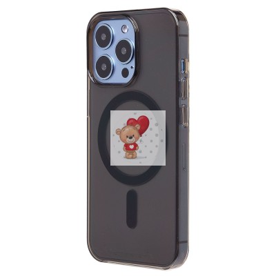 Чехол-накладка для Apple iPhone 13 Pro (черный) ORG PC Clear Case SafeMag