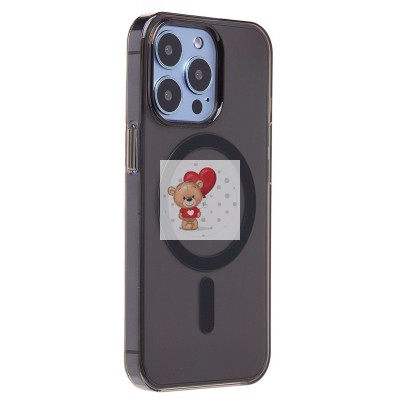 Чехол-накладка для Apple iPhone 13 Pro (черный) ORG PC Clear Case SafeMag