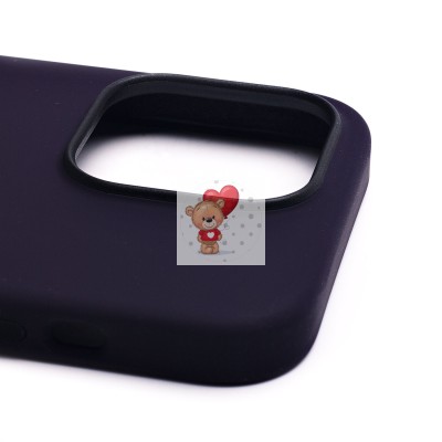 Чехол-накладка для Apple iPhone 14 Pro Max (бузина) ORG Silicone Case SafeMag с анимацией